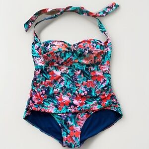 Catalina Women's Costa Rica One Piece Swimsuit Size 1X (16W) Beach Resort Pool